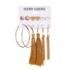 Circle Earring Combination Set European And American Retro Exaggeration