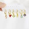 Women's Fashion Geometric Candy Earrings Set