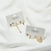 Ladies Fashion Molan Zircon Earrings Set