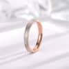 Titanium Steel Women's Japanese And Korean Simple Niche Ring