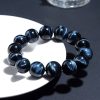 Tiger-eye Blue Bracelet Blue Tiger-shaped Stone Round Beads Sunny Stone Bracelet