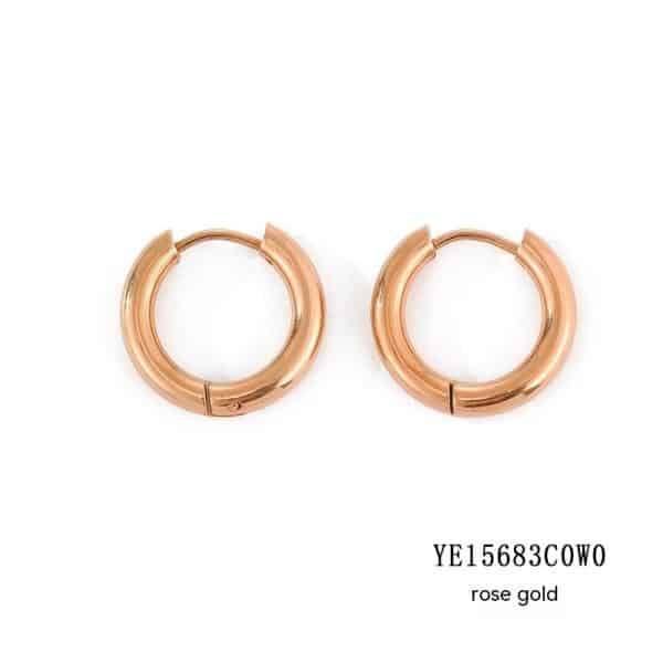 Classic Round Hoops Earrings