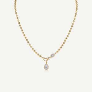925 Sterling Silver Women's Non-fading Cross-border Necklace Simple High-end Sense
