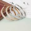 Women's All-match Simple Frosted Big Circle Earrings
