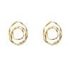 Style Exaggerated Big Circle Three-dimensional Twisted Personality Ear Studs Cold Style High Sense