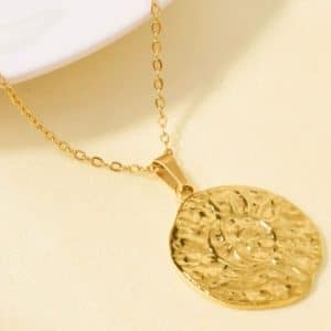 Amazon Personalized Carved Coin Pendant Beautiful Bohemian Necklace Romantic