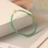 3mm Surface Cutting Beads Aventurine Lucky Beads Very Fine Crystal Retro Style Bracelet