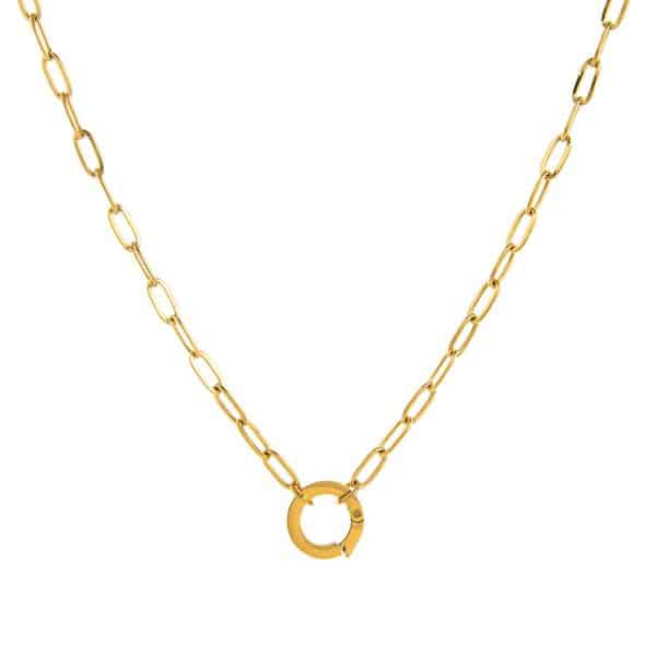 DIY Basic Open Chain Copper Plating 18K Gold Color Protection
