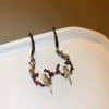 Water Drop Bow Earrings Fashion Earrings