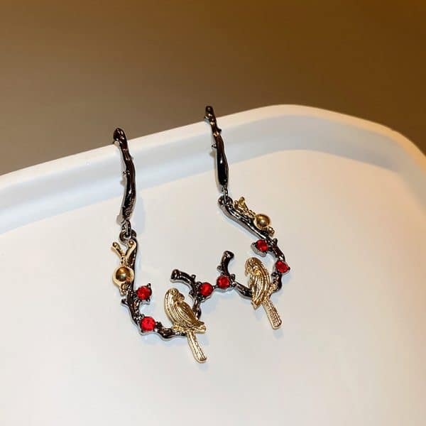 Water Drop Bow Earrings Fashion Earrings