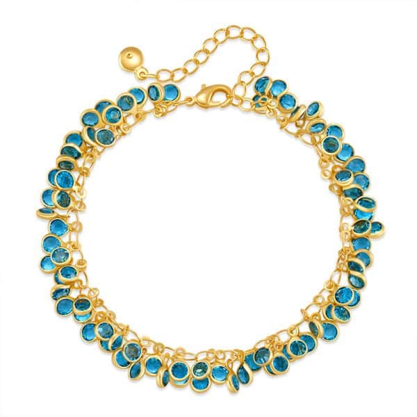 Copper Plating 18K Real Gold Multi-layer Women's New Bracelet