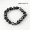 Natural Crystal Stone Rolling Stone Bracelet