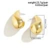 Vintage Comma Tear Drop Punk Earrings