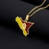 Women's Geometric Necklace Stainless Steel Pendant