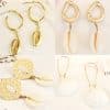 Natural Shell Long Conch Set