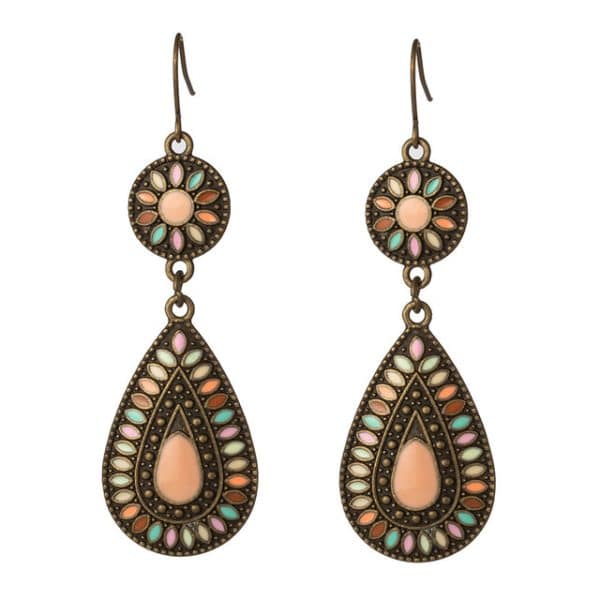 Women's Creative Boho Oil Drop Earrings