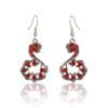 Chinese Style Vintage Drop Earrings With Diamonds
