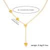 Elegant Girls Fashion Trend Titanium Steel Necklace