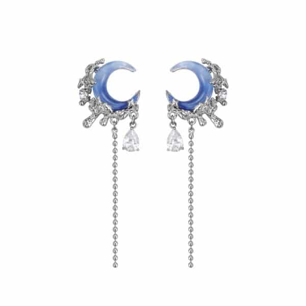 Blue Moon Series Fashion Necklace Earring Ring