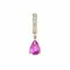 Water Drop Pendant Earrings With Zircon Microinlay