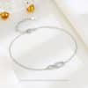 S925 Sterling Silver Mobius Strip Bracelet