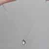 Water Drop Aquamarine Prehnite Necklace