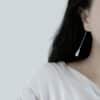 925 Sterling Silver Opal Drop Earrings