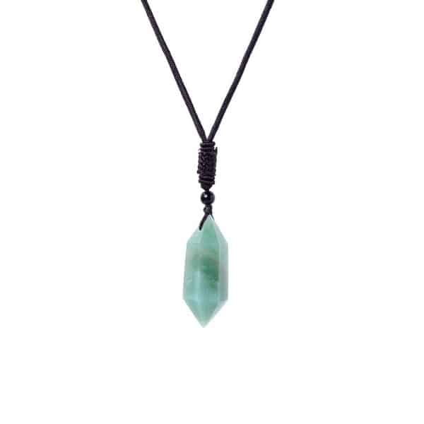 Raw Crystal Energy Stone Jewelry Pendant Necklace