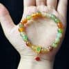 Sunstone Double Circle High Goods Aquamarine Slip Multi-Circle Bracelet