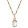 Fashion Trendy Short Clavicle Chain Simple Personality Wave Rose Gold Necklace