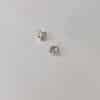Women's Metal Three-layer Small Circle Ear Studs