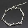 Cuban Link Chain Men Punk Knotted Bracelet Necklace