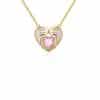Angel Wings Heart-shaped Collarbone Necklace Angel Wings Oil Dripping Lady