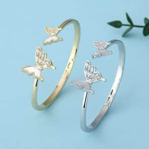 Natural Shell Asymmetric Butterfly Bracelet Sweet And Cool Temperament