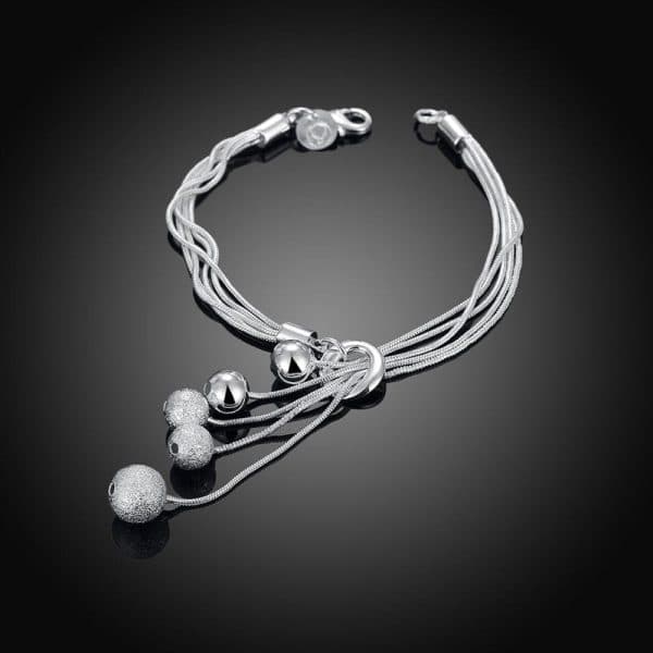 Fashion Jewelry Small O Hanging Sand Light Bead Bracelet
