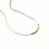 Women's Fashion Simple Small Square Titanium Steel Necklace