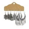6-piece Set Tassel Bohemian Ethnic Style Hollow Stud Earrings