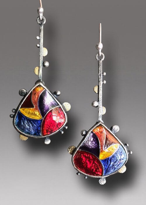 Bohemian Drop-shaped Shiny Colorful Sexy Earrings