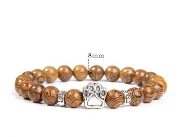 8mm Wooden Bead Turquoise Yoga Bracelet DIY Agate