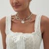 French Pearl Light Luxury Clavicle Ocean Necklace