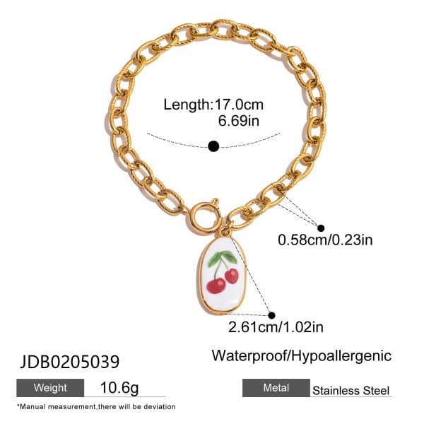 Stainless Steel Pearl Bracelet For Women