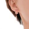Cherry Blossom Festival Enamel Oil Drop Ear Clips