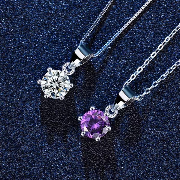 European And American Turtle Claw Super Bright Zircon-inlaid Pendant Classic Necklace