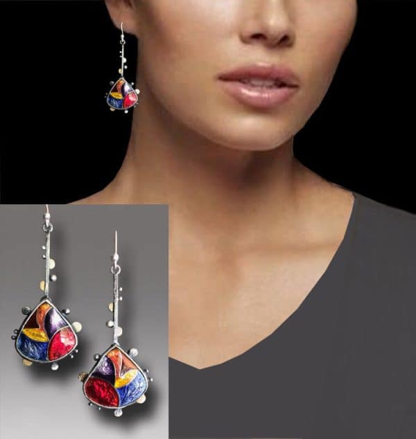 Bohemian Drop-shaped Shiny Colorful Sexy Earrings