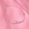 S925 Sterling Silver Sweet Butterfly Bracelet For Women Simple