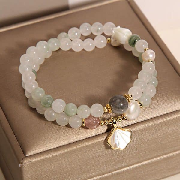 Tianshan Emerald Green Crystal Bracelet Artistic