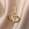 Cross-border Personality Of Snake-shaped Open Ring