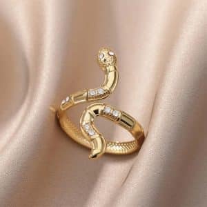 Cross-border Personality Of Snake-shaped Open Ring