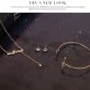 Art Series Jewelry Necklace Earrings Bracelet Set