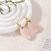Cut Long Water Drop Earrings